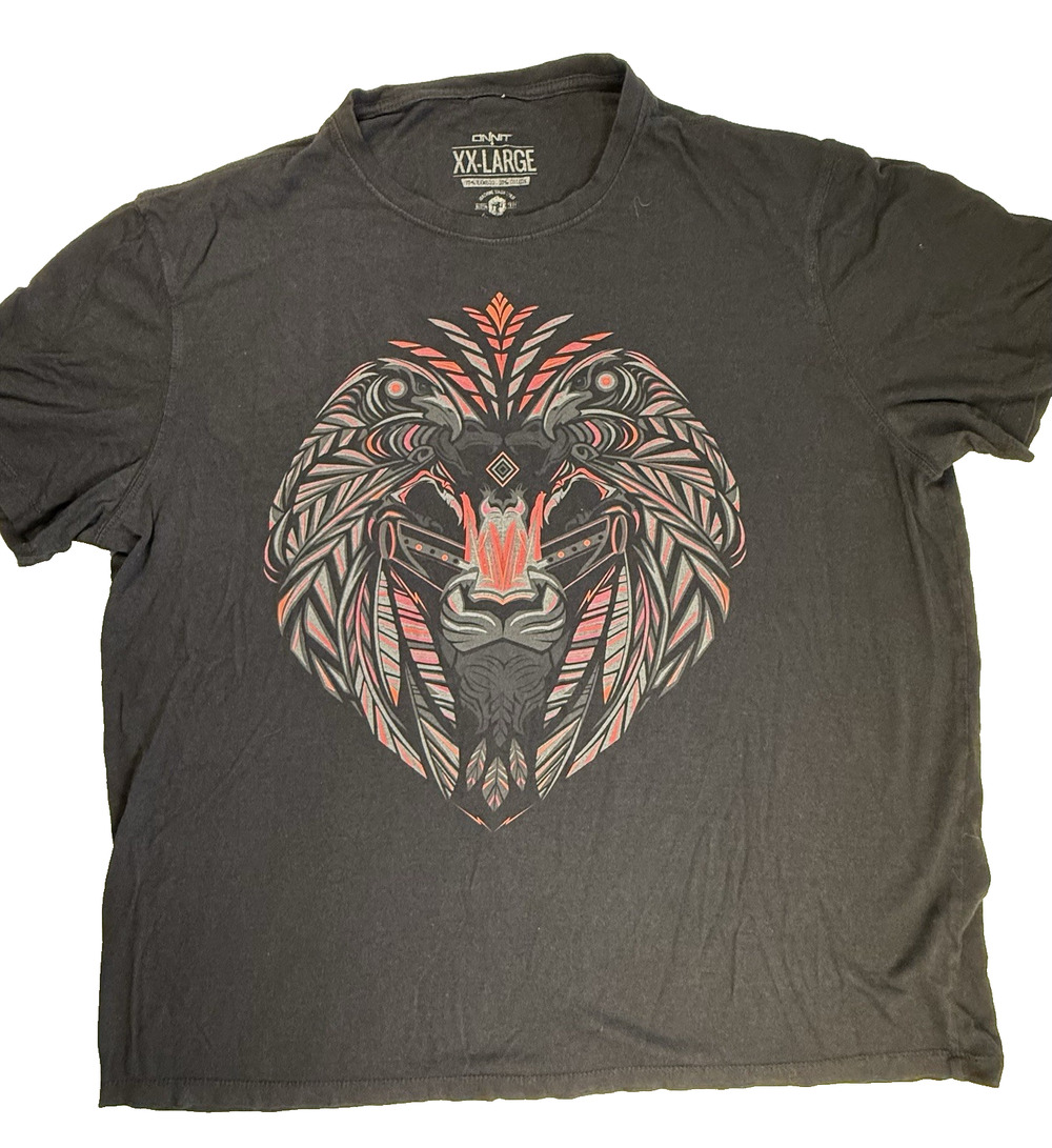 Onnit One Day as a Lion graphic T-shirt XXL MMA Jujitsu Streetwear workout